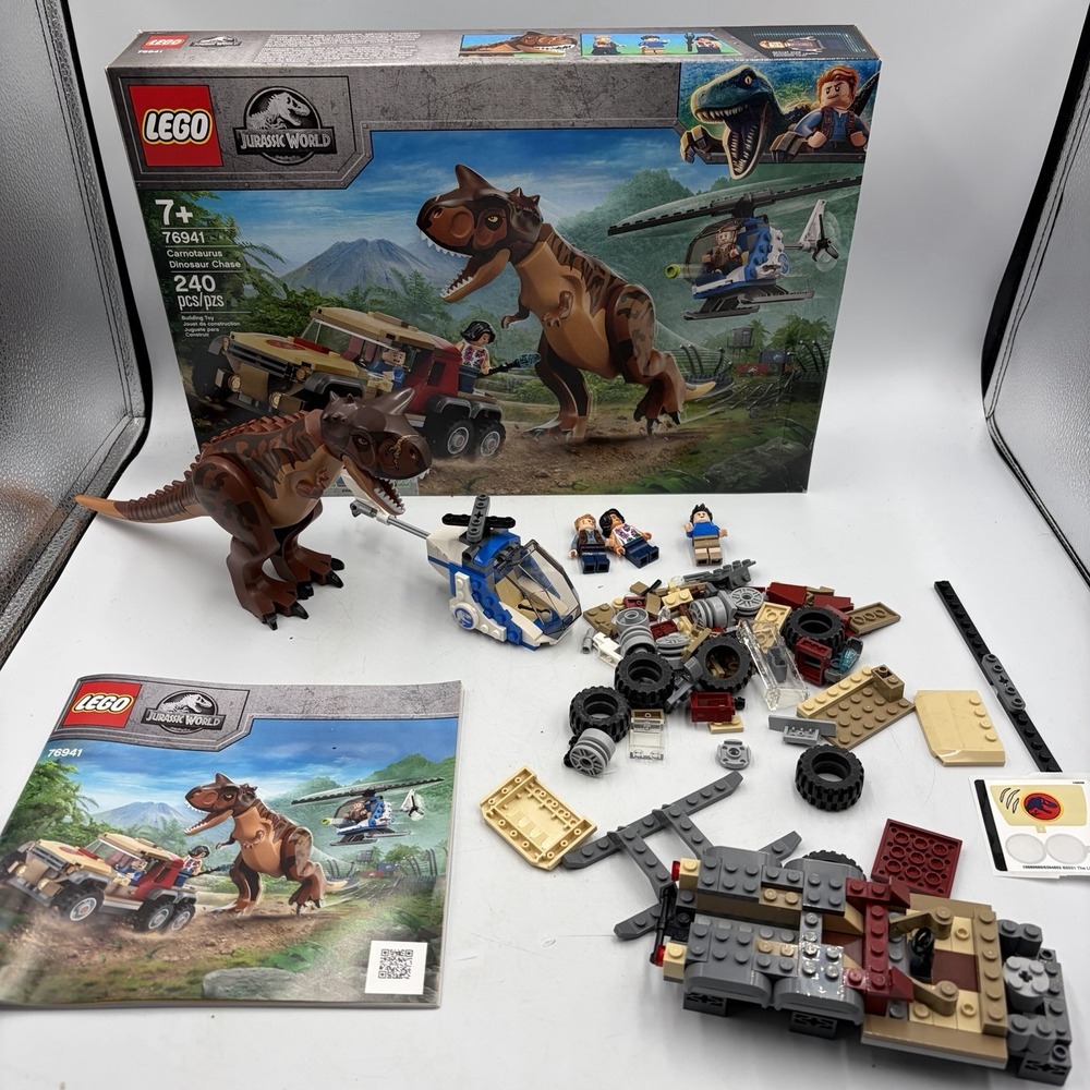 Lego Jurassic World - Carnotaurus Dinosaur Chase Set #76941 - Half Built